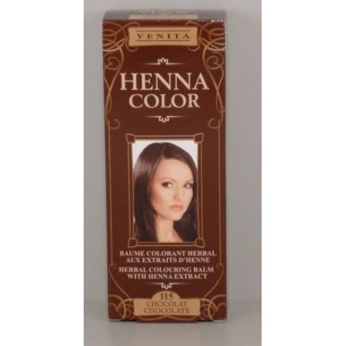 Henna color krémhajfesték nr 115 csokoládé barna 75ml